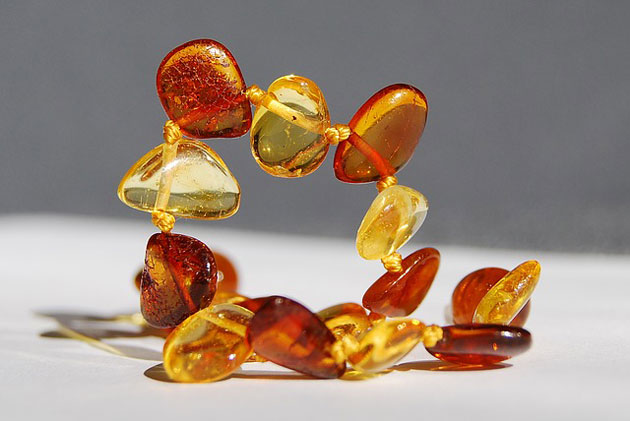 amber baby necklace