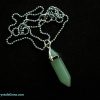 green aventurine pendant with necklace