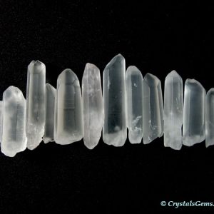 small clear quartz wands